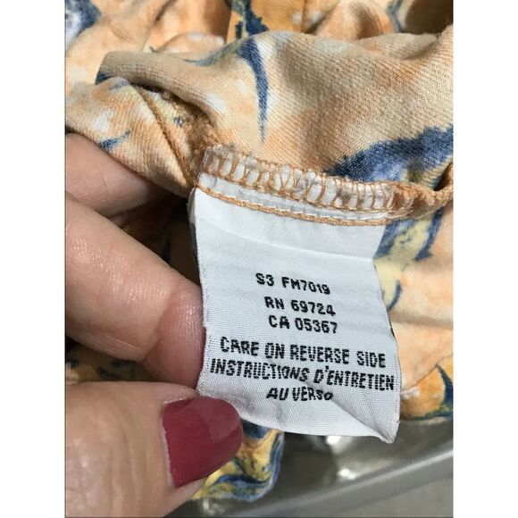 Columbia Swordfish Print Men's Short Sleeve Button Down Shirt (L) - Picture 8 of 9